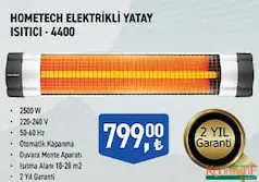 HOMETECH ELEKTRİKLİ YATAY ISITICI-4400